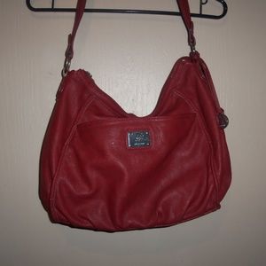 GRACE ADELE RED PURSE ACCEPTABLE CONDITION